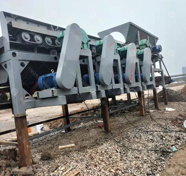 1560黏土泥石分離機生產現場